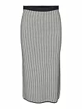 VERO MODA Vmgold Pinstripe Pencil 7/8 Skirt Ga Falda de Punto, Blazer Azul Marino/Detalle: w. Birch, XL Mujeres