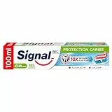 Signal Pasta de Dientes Protección Anticaries con flúor y calcio, 100 ml, El embalaje puede variar