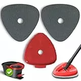 Paquete de 7 fundas de repuesto para Vileda Turbo Mop, repuesto para mopa 4 cabezales de microfibra, 2 cepillos de esponja y 1 pieza de conexión para cocina, baño y cristales