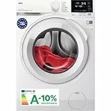 AEG LFR7184N2V, Lavadora de Carga Frontal 8 Kg, 1400 rpm, Libre Instalación, Función Vapor, Lavado Rápido, Cajón Universal, Motor Inverter, Display LCD/LED, Serie 7000, Blanca, Clase A
