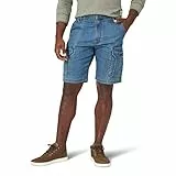 Wrangler Authentics Classic Cargo Stretch Short Pantalones Cortos, Mezclilla de Tinte Medio, 54 para Hombre