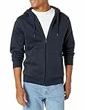 Amazon Essentials Chaqueta de Felpa con Cremallera Completa (Disponible en Tallas Grandes y Largos Especiales) Hombre, Azul Marino, M