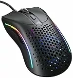 Glorious Gaming Model D 2 Ratón Gaming con Cable - ergonómico, superligero 58 g, Sensor óptico 26K, 6 Botones programables, 80 Millones de clics, FPS, MMO, MOBA, Battle Royale - Negro Mate