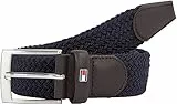 Tommy Hilfiger Cinturón Hombre New Adan Belt 3.5 Cinturón textil, Azul (Sky Captain), 100 cm