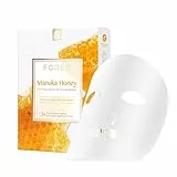 Mascarilla facial FOREO Manuka Honey para piel seca y fatigada, pack de 3, fórmula profundamente nutritiva y anti-edad, no testada en animales y compatible con los dispositivos UFO