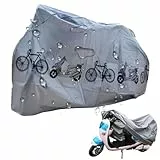 Funda para Bicicleta,Cubierta Impermeable para Bicicleta,Funda Impermeable para Bicicleta,Funda para Bicicleta Exterior,Funda Bicicleta Exterior Impermeable,Funda de Bici Cubierta Protector (Gris)
