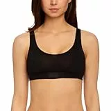 sloggi Double Comfort Top, Sujetador, Mujer, Negro (Black), 42