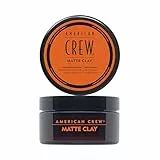 American Crew Matte Clay, Cera Mate Pelo Hombre Fijación Media-Alta, Cera con Acabado Mate, Moldeador Pelo con Arcilla y Fijador Pelo en Pasta, 85g
