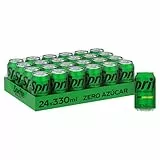 Sprite Lima Limón Zero Azúcar, Refresco Bajo en Calorías - Pack de 24 Latas de 330 ml