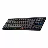 Logitech G G515 LIGHTSPEED TKL de perfil bajo Teclado para gaming inalámbrico, RGB LIGHTSYNC, diseño fino sin teclado numérico, teclas de PBT, interruptores mecánicos táctiles, QWERTY Español - Negro