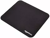 Amazon Basics Rectangular Alfombrilla de ratón para Videojuegos, Standard, Negro, 269l x 320an mm