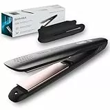 Cecotec Plancha de Pelo con Revestimiento de Titanio RitualCare 890 Titanium. Ajuste de Temperatura 140-200 ºC, Apagado automático, Cable de 3m, Protector de Placas de Silicona