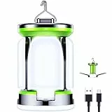 Blukar Lámpara Camping, Linterna de Camping Led Recargable - 7 Modos Lluminación & 60 LED Super Brillante Más de 10 Horas de Duración de La Batería para Emergencia, Pesca, etc