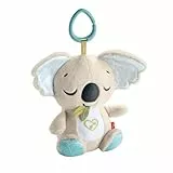 Fisher-Price Peluche de koala para llevar de paseo Juguete para bebés, altavoz portátil de peluche con ruido blanco y música, para recién nacidos a partir de 0 meses, JBD65