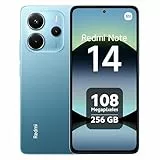XIAOMI Redmi Note 14 - Smartphone de 8+256GB, Pantalla de 6.67' AMOLED FHD+ 120Hz, MediaTek Helio G99-Ultra, cámara de 108MP, TurboCharge 33W, 5500 mAh, Cargador no Incluido, Azul (Versión ES)