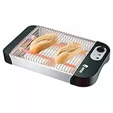 FAGOR - Tostador plano QuickToast 600W de potencia. Doble resistencia y 6 posiciones de tostado. Indicador de encendido y piloto luminoso. Sirve para todo tipo de pan.