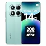 XIAOMI Redmi Note 14 Pro 5G - Smartphone de 8+256GB, Pantalla de 6.67' AMOLED FHD+ 120Hz, MediaTek Dimensity 7300-Ultra, cámara de 200MP, 5110 mAh, Cargador no Incluido, Verde (Versión ES)