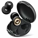 Aoiiena Tapones Oídos Ruido Dormir – Reducción de Ruido Certificada en Laboratorio 46dB, ProFilter™ de 3Capas, Nano-Silicona™ Gentle Material, 4Tallas (XS/S/M/L) + Estuche de Viaje, Sueño y Conciertos