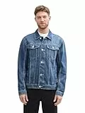 TOM TAILOR Chaqueta vaquera para hombre 1044967, 10119-Used Mid Stone Blue Denim, M, 10119 Used Mid Stone Blue Denim, M