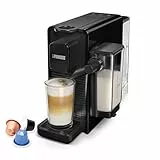 Princess Capsule and Latte Pro Cafetera de Cápsulas, Compatible Nespresso, Leche Automática, 20 Bares, 1400W, Libre de BPA, Partes Lavables, Apagado Automático, 01.249455.01.001