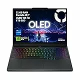 Lenovo Legion 5 Gen 10 – Ordenador Portátil Gaming IA 15.1' WQXGA OLED (Intel Core i7-13650HX, NVIDIA GeForce RTX 5070, 32 GB RAM, 1TB SSD, Wi-Fi 7, Sin Sistema Operativo) Teclado RGB Español - Negro