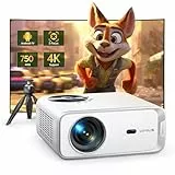 【Netflix/Android TV & Enfoque Eléctrico】 Proyector 4K, 30000 Lúmenes WiMiUS WiFi Bluetooth Proyector Full HD 1080P Nativo Auto Keystone, Zoom 50% Proyectors WiFi Cine en Casa HDMI/USB/PS5 con Trípode