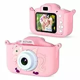 Cámara de fotos para niños, cámara digital de 2,0”, regalo de cumpleaños y Navidad para niños y niñas de 3 a 12 años, 1080p, HD, juguete con protección anticaídas