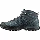 Salomon X ULTRA PIONEER MID GORE-TEX, Botas de Senderismo para Hombre, Ebony Stargazer Quarry, 43 1/3 EU