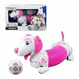 Bizak Robo Dash D Rosa, Perro Interactivo teledirigido y autónomo, Puede Correr detrás de su Pelota, con Efectos Sonoros y Luminosos. Juego Infantil (62008740-1)