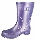 Beck Glossy, Botas de lluvia para Mujer, Purple Metallic, 36 EU