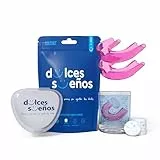 KULTIMA® Férula Descarga Bruxismo Nocturna + 6 Tabletas Limpiadoras. 2 Bucales Dentales Moldeables para Dormir. Solución Contra Rechinar Dientes, Trastornos ATM, NO BPA Práctica Deportiva (ROSA, S)