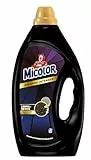 Micolor Gel Oscuros Intensos (28 lavados), detergente líquido para lavadora con tecnología de reparación de fibras, jabón para ropa