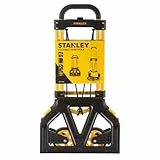 Stanley FT580 - Carretilla de mano plegable, color amarillo, talla única