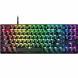 Razer Huntsman V3 X Tenkeyless (Purple Switch) - Teclado óptico para Esports - Diseño sin Teclado numérico - Teclas Totalmente programable - con tecnología RGB - QWERTY ES-Diseño | Negro