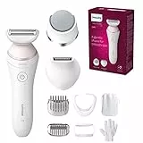 Philips Lady Shaver Series 8000 BRL176/00 - Afeitadora inalámbrica con uso en seco y húmedo BRL176/00, color blanco