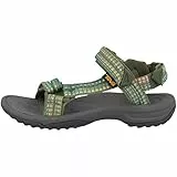 Teva Terra Fi Lite, Sandalias de Punta Descubierta Mujer, Verde (Burnt Olive Btol), 38 EU