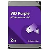 WD Purple 2TB para Videovigilancia, Disco Duro Interno 3.5' - AllFrame Technology, 180BT/yr, 64MB Caché