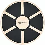 Amazon Basics Tablero de equilibrio de madera, oscilante, Negro