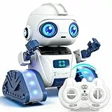 Ophy Robot para niños, Innovadora Función de Proyección, Robot Teledirigido con Control de Gestos, Ojos LED, Música, Juguetes Robots niños y niñas de 3 4 5 6 7 8 9 10 11 12,Víspera de Todos los Santos