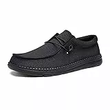 Bruno Marc Mocasines para Hombre Planos Mocasines sin Cordones Zapatos Clásicos Casual de Confort Suave Negro BLS211 Talla 42EU/9US