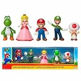 Nintendo Super Mario Figuren 5er Set Mario & Friends, 6,5 cm