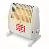 SOGO Calefactor Bajo Consumo con Temperatura Regulable – Calefactor Aire Caliente Silencioso con Termostato - Calefactor Baño, Cocina, Ideal para Espacios Pequeños - Estufa Eléctrica Bajo Consumo