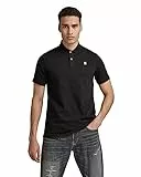 G-Star Para Hombre Polo Dunda Slim , Negro (dk black D11595-5864-6484), XL
