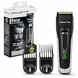 Rowenta Advancer Easy TN5201 - Cortapelos para hombre, cuchillas acero inoxidable, revestimiento titanio, 29 ajustes de 0,5 mm a 30 mm, autonomía hasta 120 min, carga rápida, sin cable