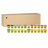 Play-Doh Pack 24 Botes (Hasbro 20383F03), Exclusivo en Amazon, Plastilina de Colores Variados para Hacer Manualidades para Niños y Niñas de 2 Años o Más
