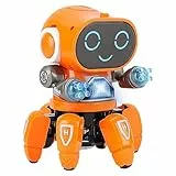 YATOSEEN Robot de Juguete y Compañía para Niños, con Proyección de Luz Colorida, Baile, Canto y Caminata, Regalo de Cumpleaños para 4 a 12 Años