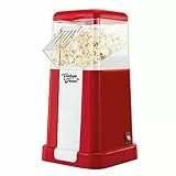 Jocca - Palomitero Eléctrico 1200W sin Aceite, Máquina de Palomitas con Vaso Medidor, Preparación en 3 Minutos