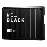 WD_Black P10, Game Drive, 6TB Almacenamiento portátil HDD, Type-A, Compatible con Playstation, Xbox, PC y Console, Guardar hasta 150 Juegos