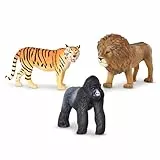 Terra by Battat Jungle Animals (Lion, Tiger & Gorilla)