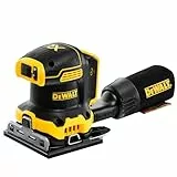 DEWALT DCW200N-XJ 18V XR Lijadora de palma sin escobillas de 1/4 hoja (unidad desnuda)